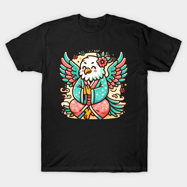 Eagle Yoga instructor T-Shirt by Japanese Fever